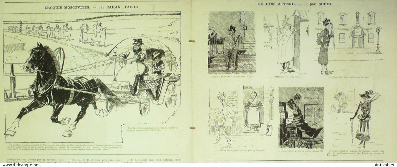 La Caricature 1883 N°183 Colonel Ramollot Draner Moscovites Caran D'Ache Sorel Trock - Riviste - Ante 1900