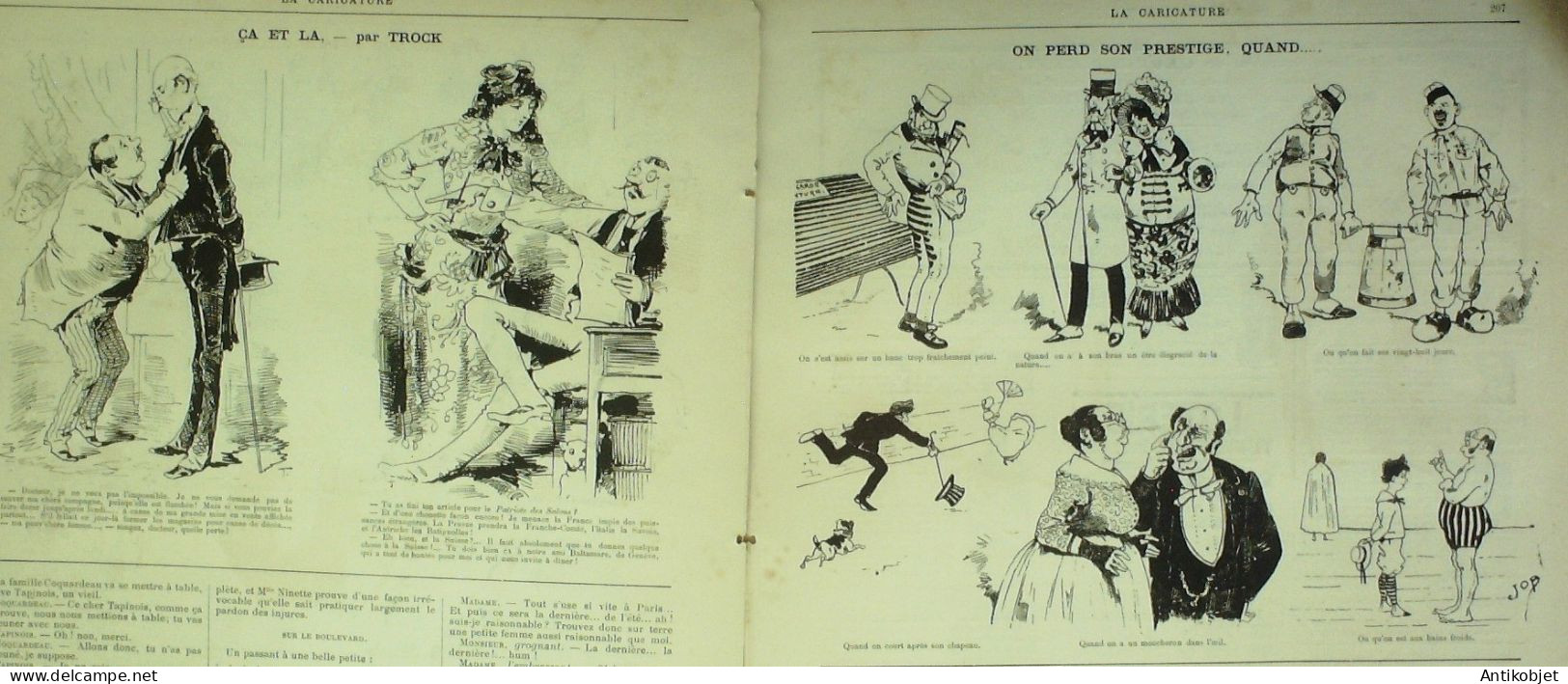 La Caricature 1883 N°183 Colonel Ramollot Draner Moscovites Caran D'Ache Sorel Trock - Magazines - Before 1900
