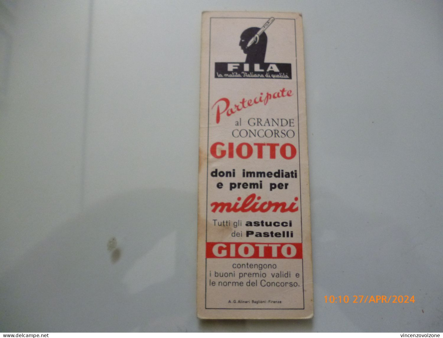 Segnalibro "FILA ARMATURE Armatura Italiana  Del XVI Sec." - Bookmarks