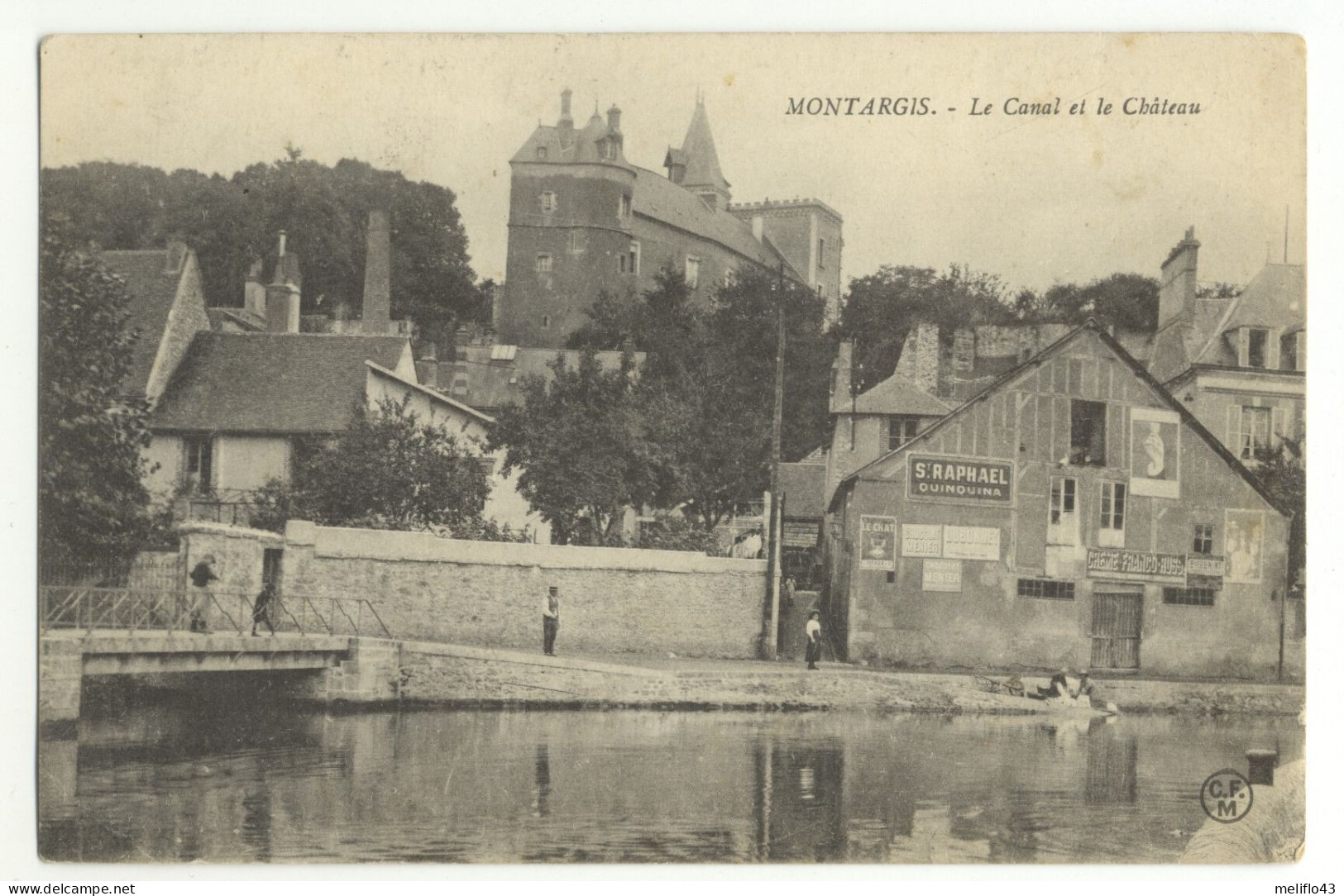 45/ CPA A - Montargis - Le Canal Et Le Chateau - Montargis