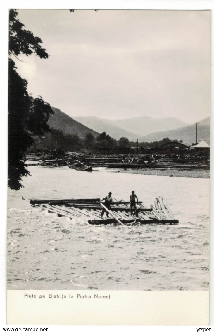 Rafts On The Bistrița At Piatra Neamț - Romania