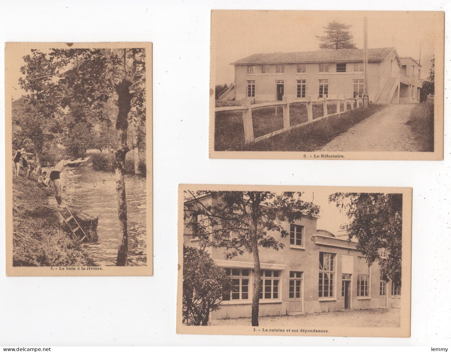 85 - LA MEILLERAYE - COLONIE DE LA MOTTE LOT DE 3 CARTES - Other & Unclassified