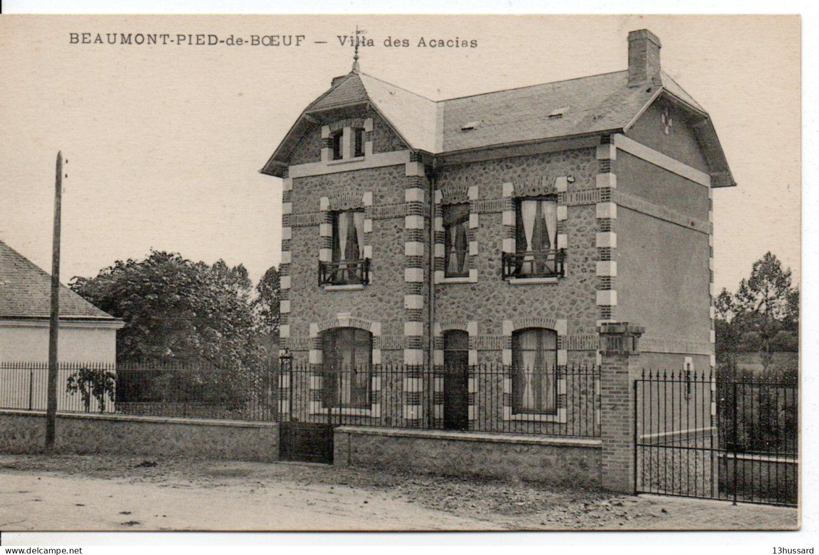 Carte Postale Ancienne Beaumont Pied De Boeuf - Villa Des Acacias - Altri & Non Classificati
