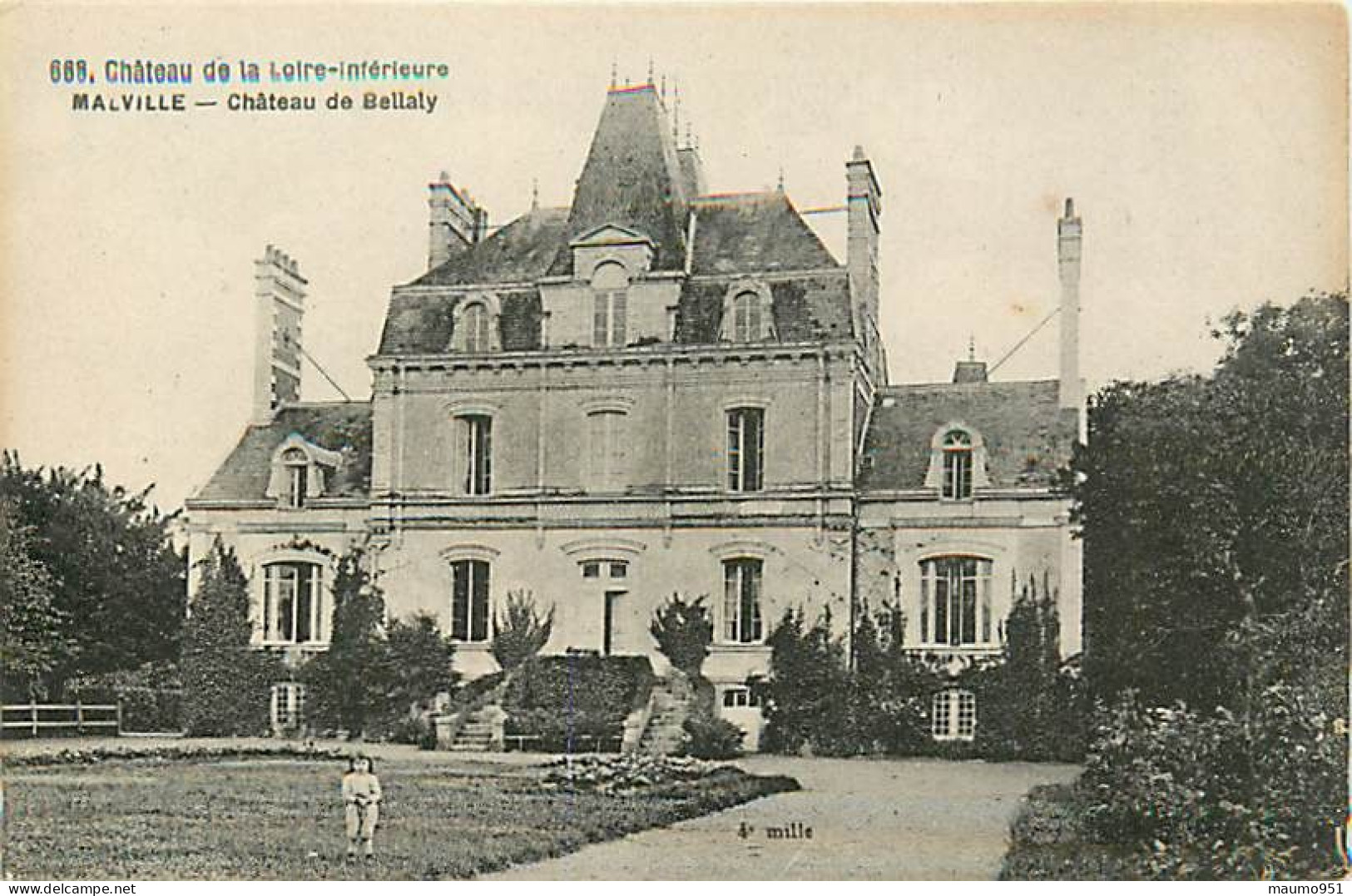 44 MALVILLE - CHÂTEAU DE BELLALY N° 312924  Incendié En 1944 Par Les Allemands. - Other & Unclassified