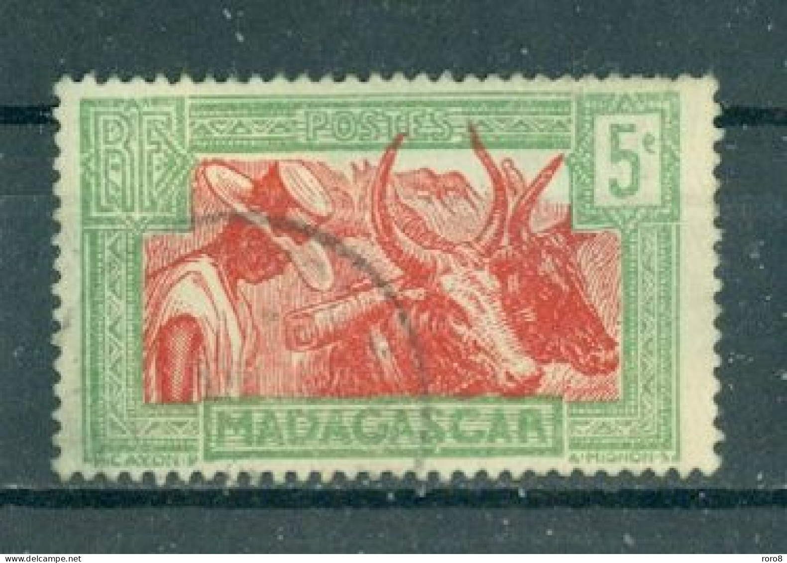 MADAGASCAR - N°164 Oblitéré. - Attelage De Zébus. - Used Stamps