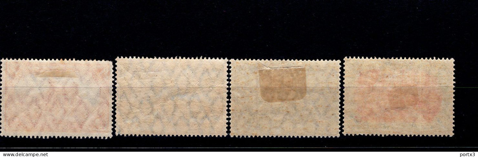 Deutsches Reich 94 - 97 Repräsentative Darstellungen  Mint MLH * Falz - Unused Stamps