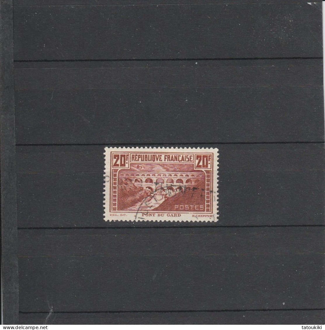 1929 Yt 262 Obl - Used Stamps