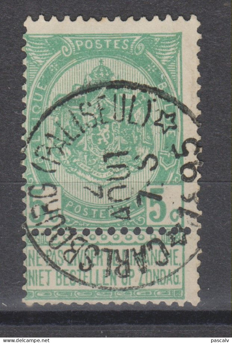 COB 56 Oblitération Centrale Relais étoile * CARLSBOURG (PALISEUL) * - 1893-1907 Wappen