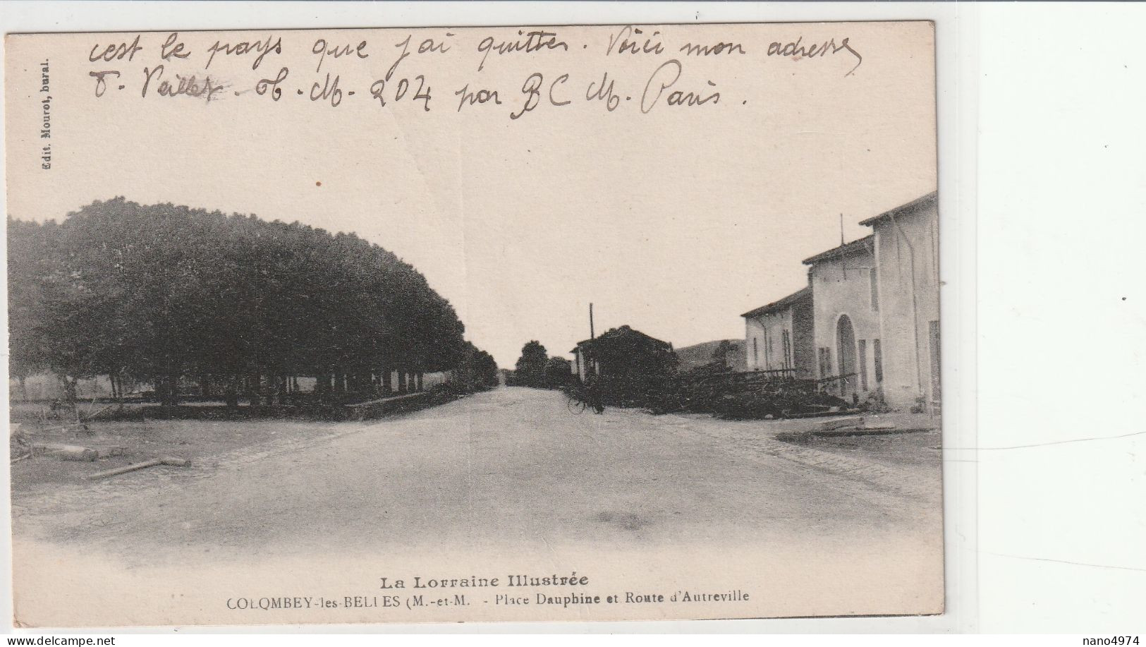 Colombey Les Belles - Place Dauphine Et Route D'Autreville - Colombey Les Belles