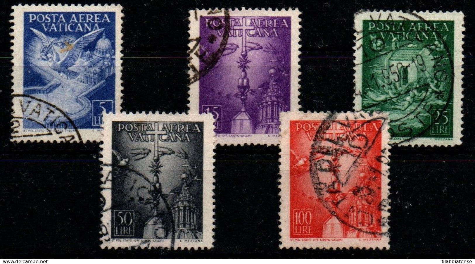 1947 - Vaticano PA 11/15 Nuovi Tipi    +++++++++ - Used Stamps