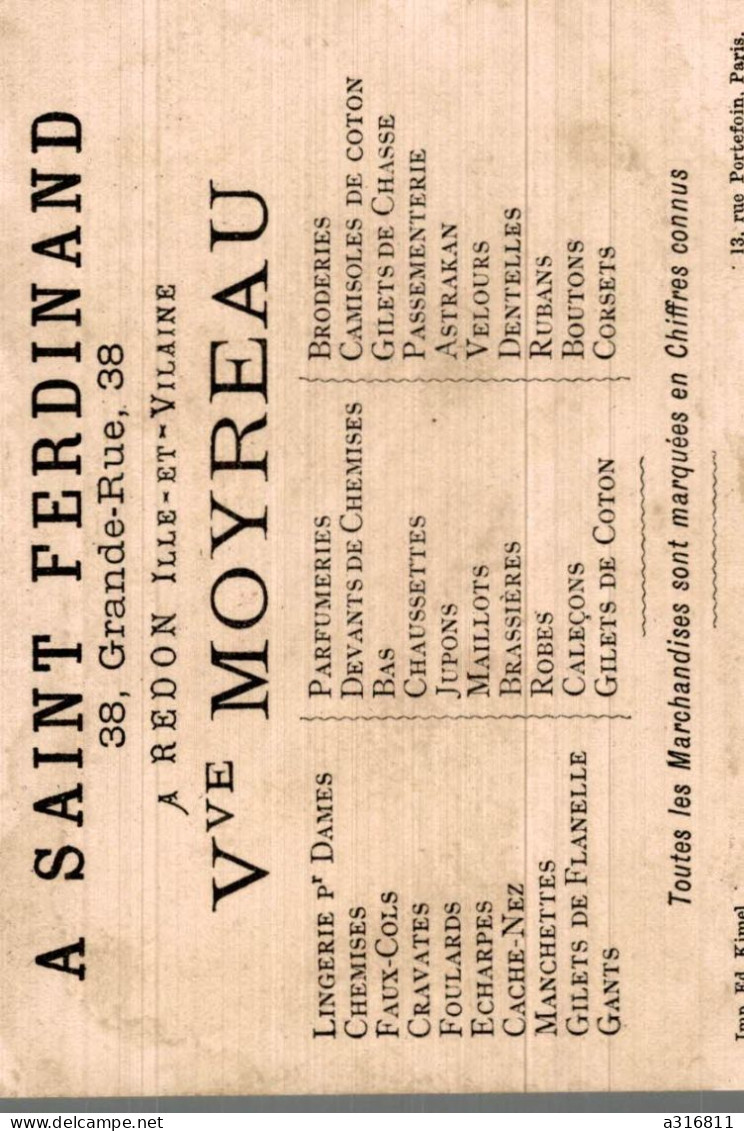 Chromo A Saint Ferdinand Redon -grece - Otros & Sin Clasificación