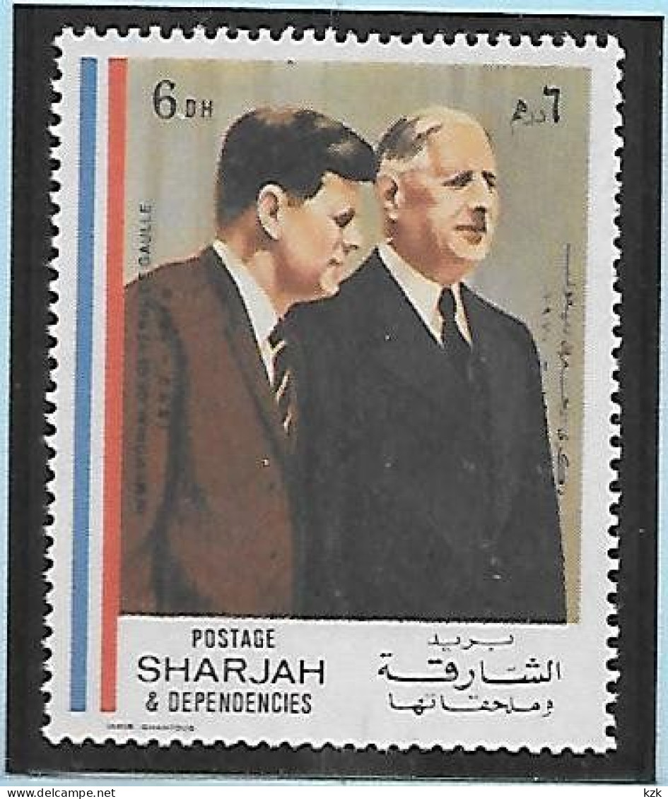 08	23 147		Émirats Arabes Unis - SHARJAH - De Gaulle (Général)