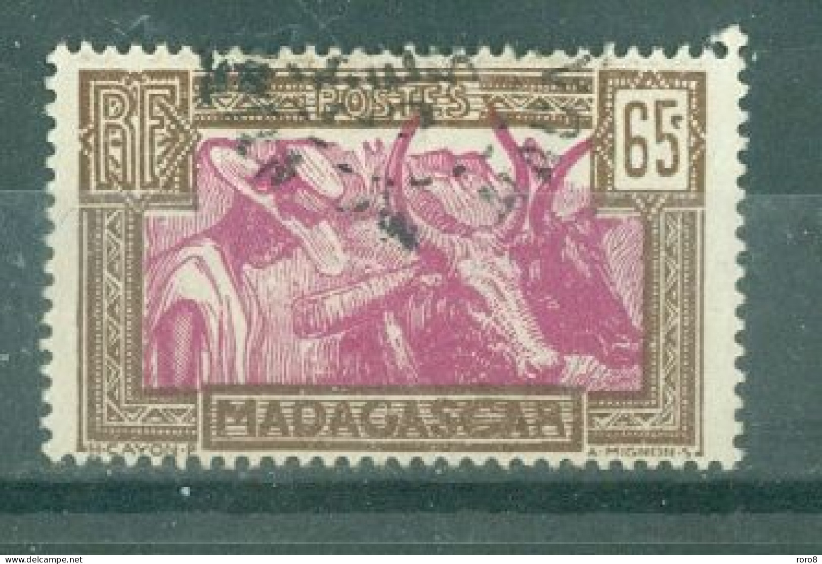 MADAGASCAR - N°172 Oblitéré. - Attelage De Zébus. - Used Stamps