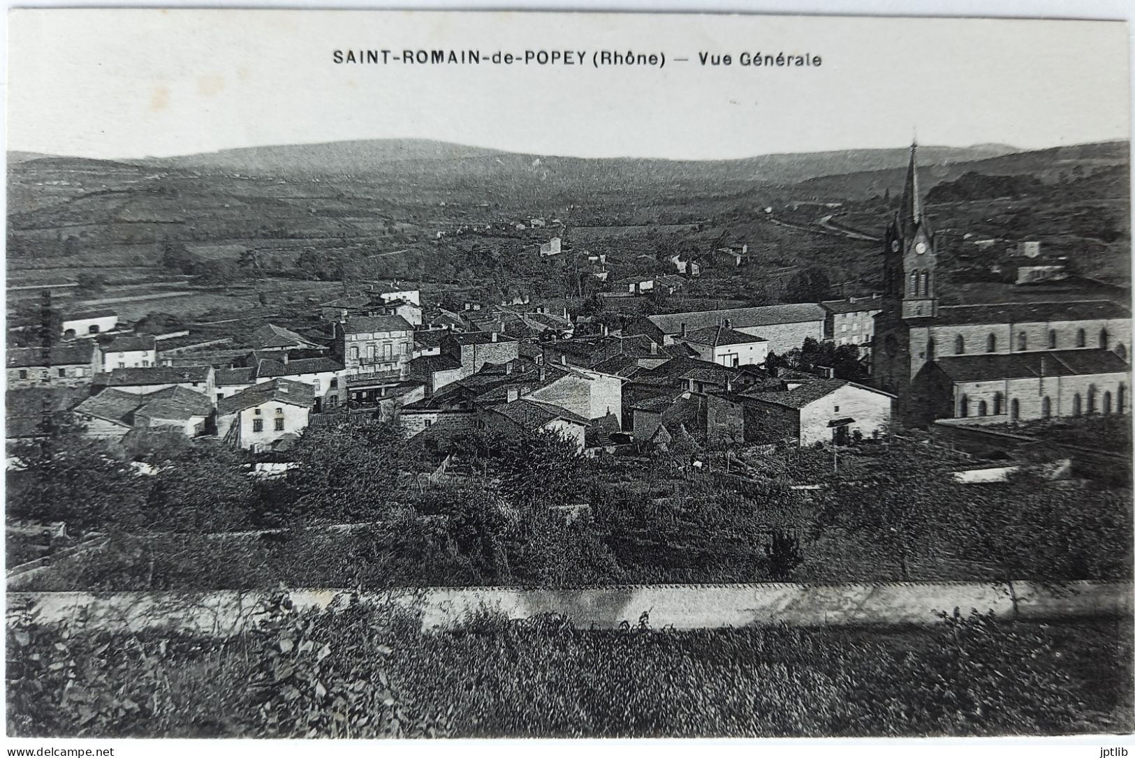 CPA Carte Postale / 69 Rhône, St Ou Saint-Romain-de-Popey / Delorme, Phot.-édit. / Vue Générale. - Altri & Non Classificati