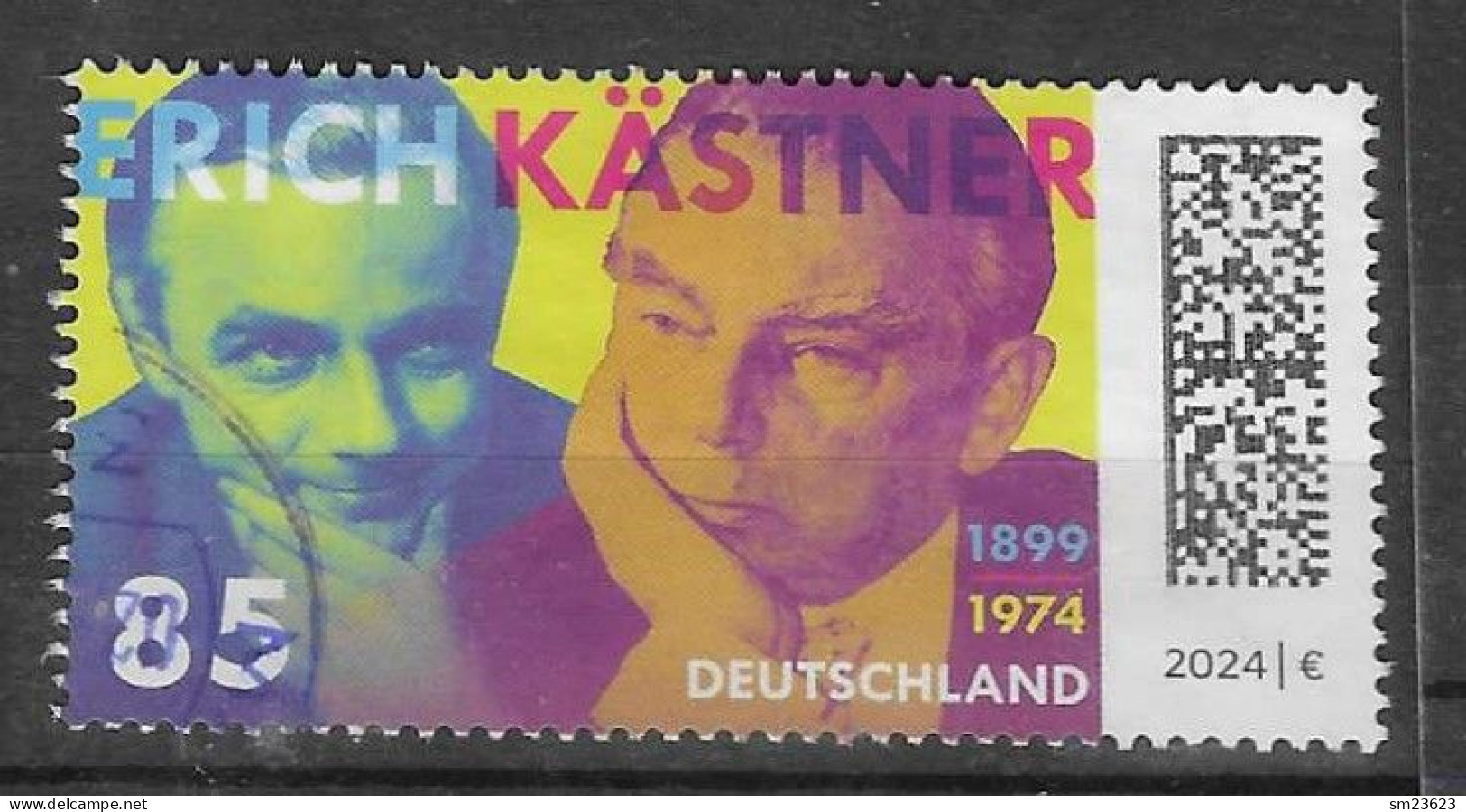 BRD 2024  Mi.Nr. 3814 , Erich Kästner - Nassklebend - Gestempelt / Fine Used / (o) - Gebraucht