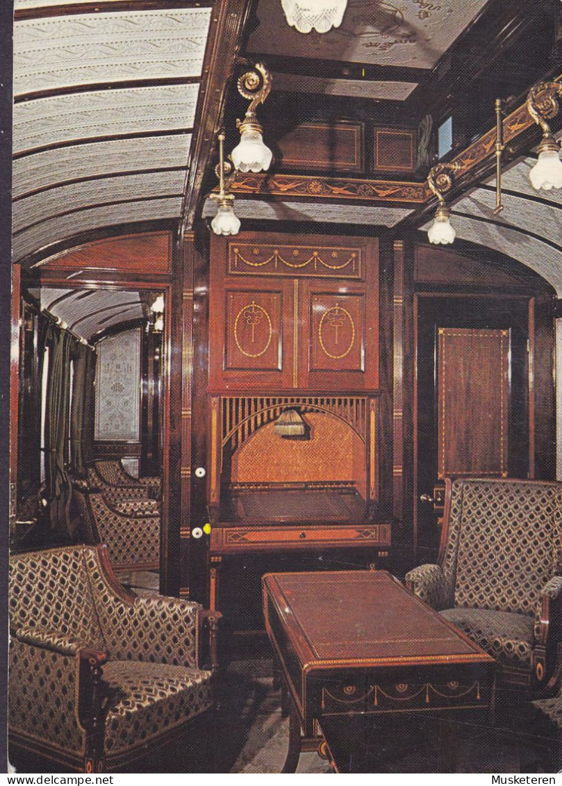 Denmark PPC Salon Wagon Built For King Christian IX. Kolding Lokomotiv-Klub DSB Jernbanemuseum 1978 (2 Scans) - Trains