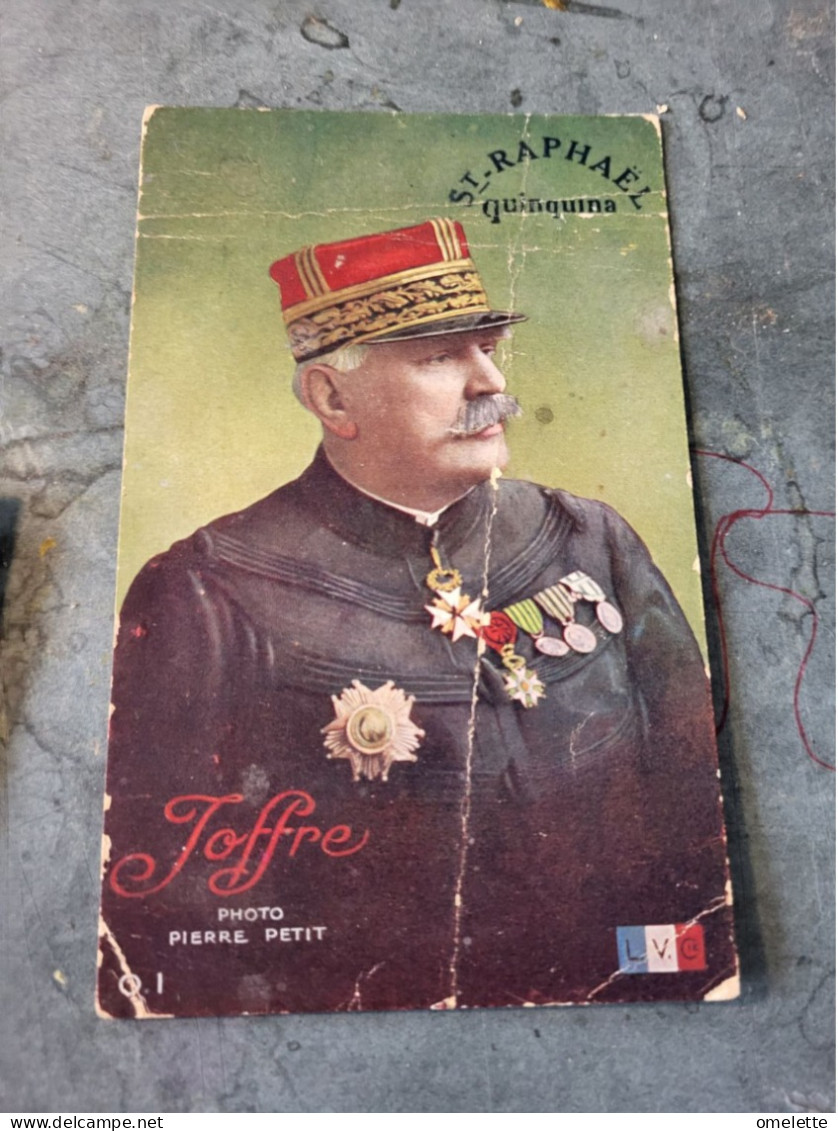 PATRIOTIQUE /JOFFRE SAINT RAPHAEL QUINQUINA - War 1914-18