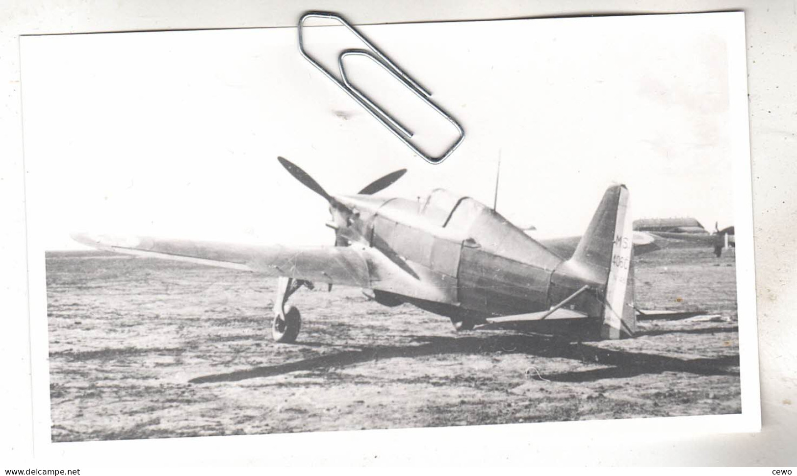 PHOTO  AVION  AVIATION  MORANE SAULNIER MS 406 GC I/9 LA SENIA 6/40 - Aviation