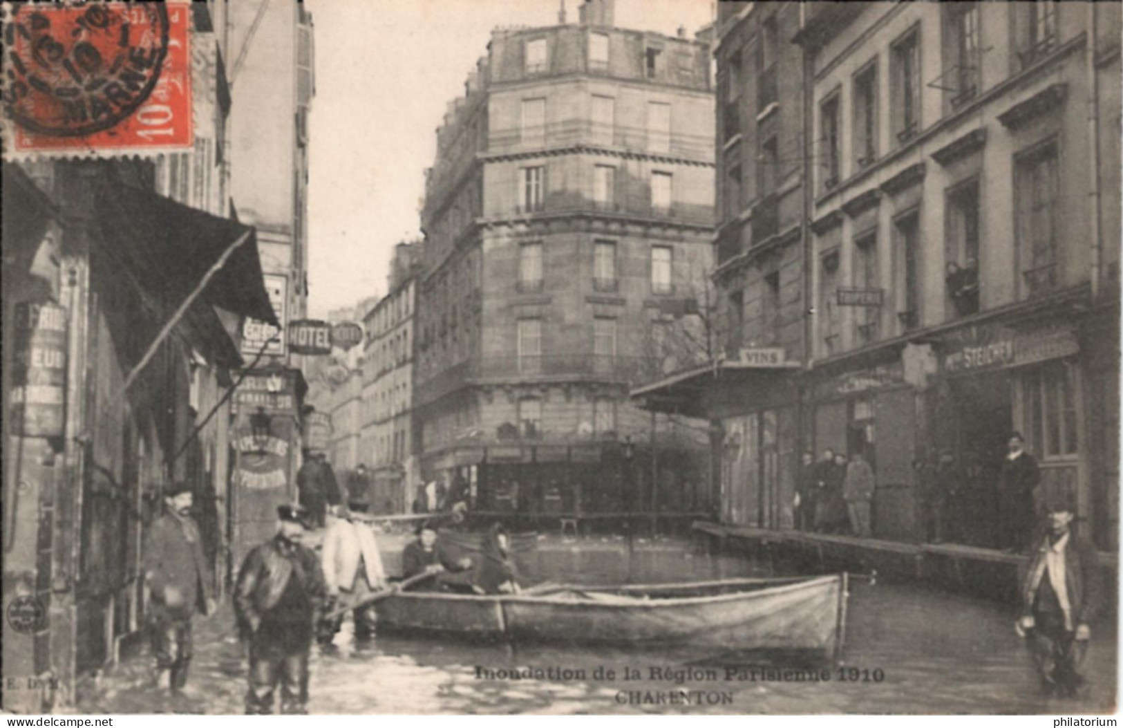 94  CHARENTON Inondation De La Région Parisienne 1910 - Charenton Le Pont