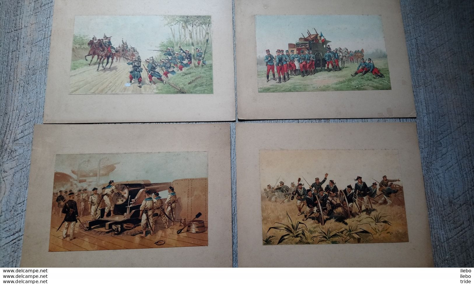 72 chromos images découpis militaires chromo généraux drapeaux