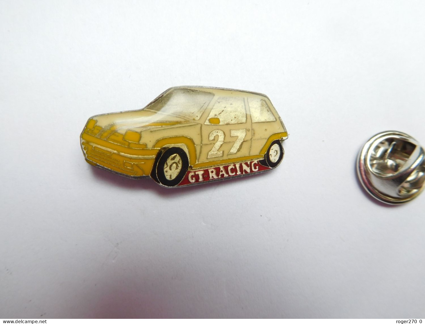 Beau Pin's , Auto Renault Super 5 GT Turbo , GT Racing , Rallye , Non Signé - Renault