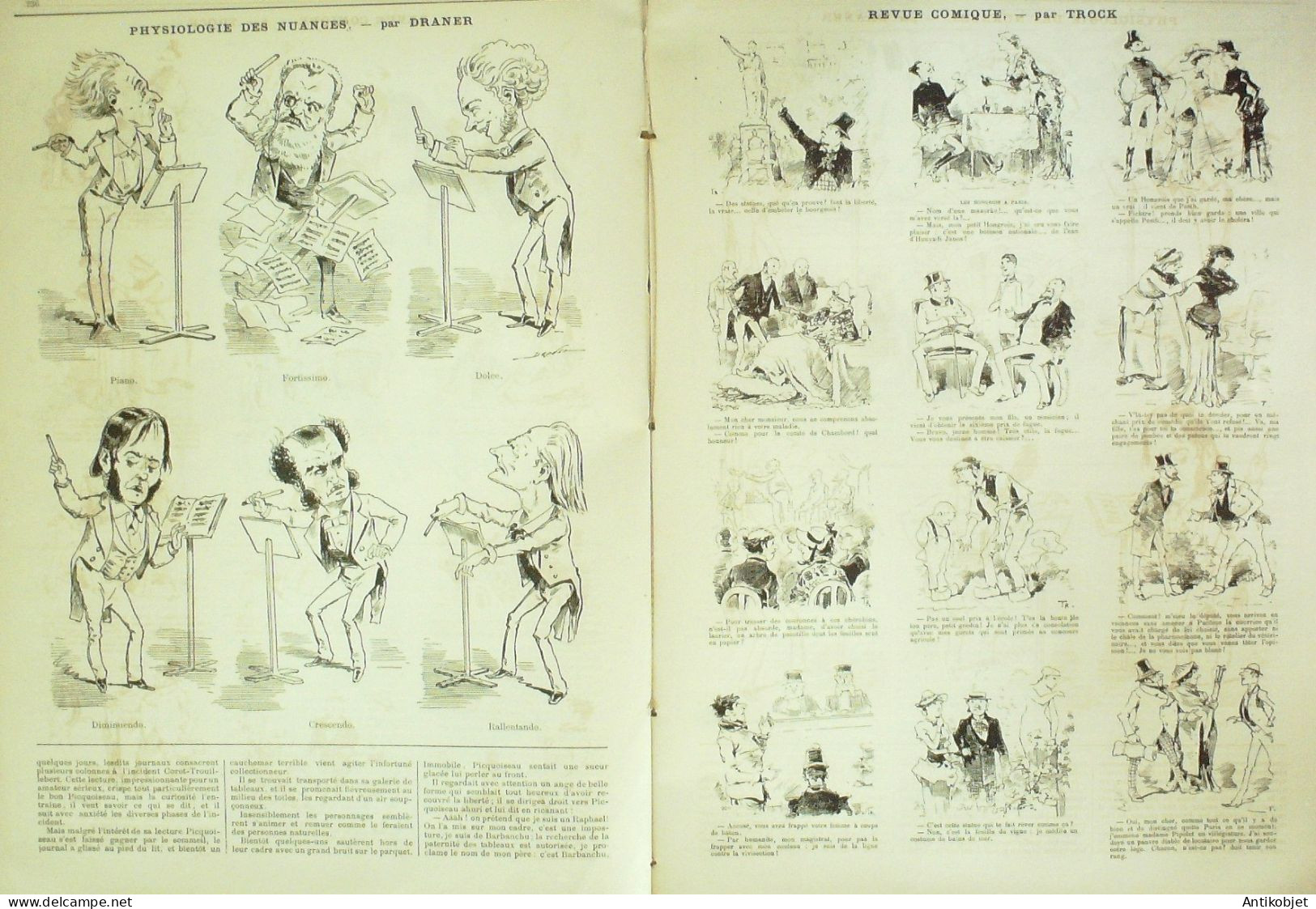 La Caricature 1883 N°187 Falsifications Draner Prudhommiana Caran D'Ache Job Loys - Zeitschriften - Vor 1900