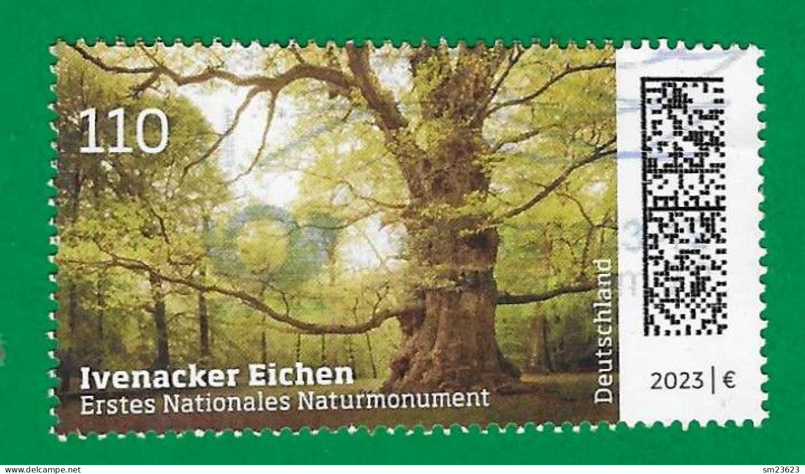 BRD 2023  Mi.Nr. 3775 , Ivenacker Eichen /Erstes Nationales Naturmonument - Nassklebend - Gestempelt / Fine Used / (o) - Gebruikt