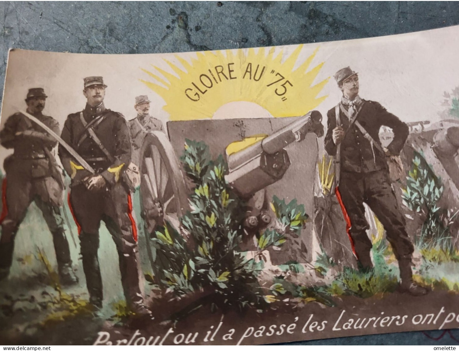 PATRIOTIQUE /GLOIRE AU 75 / - Weltkrieg 1914-18