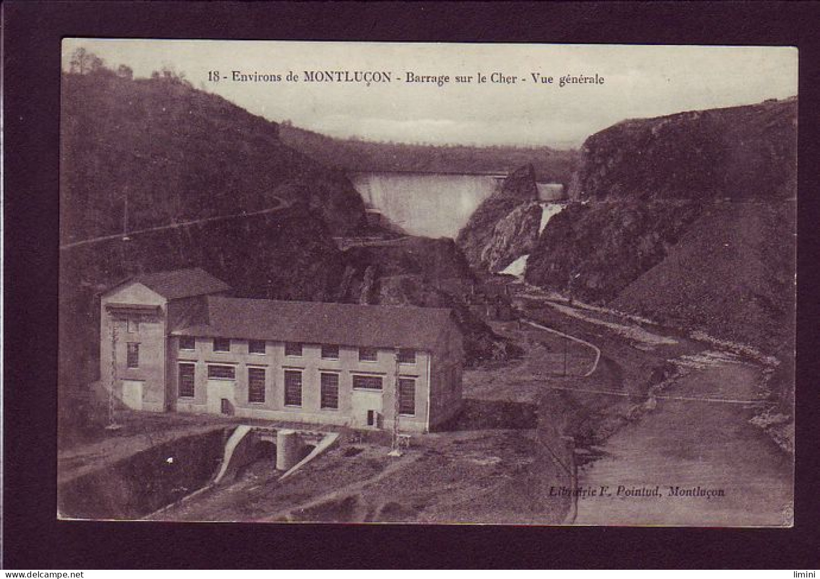 03 - MONTLUCON - BARRAGE SUR LE CHER - ENVIRONS DE MONTLUCON  - Montlucon