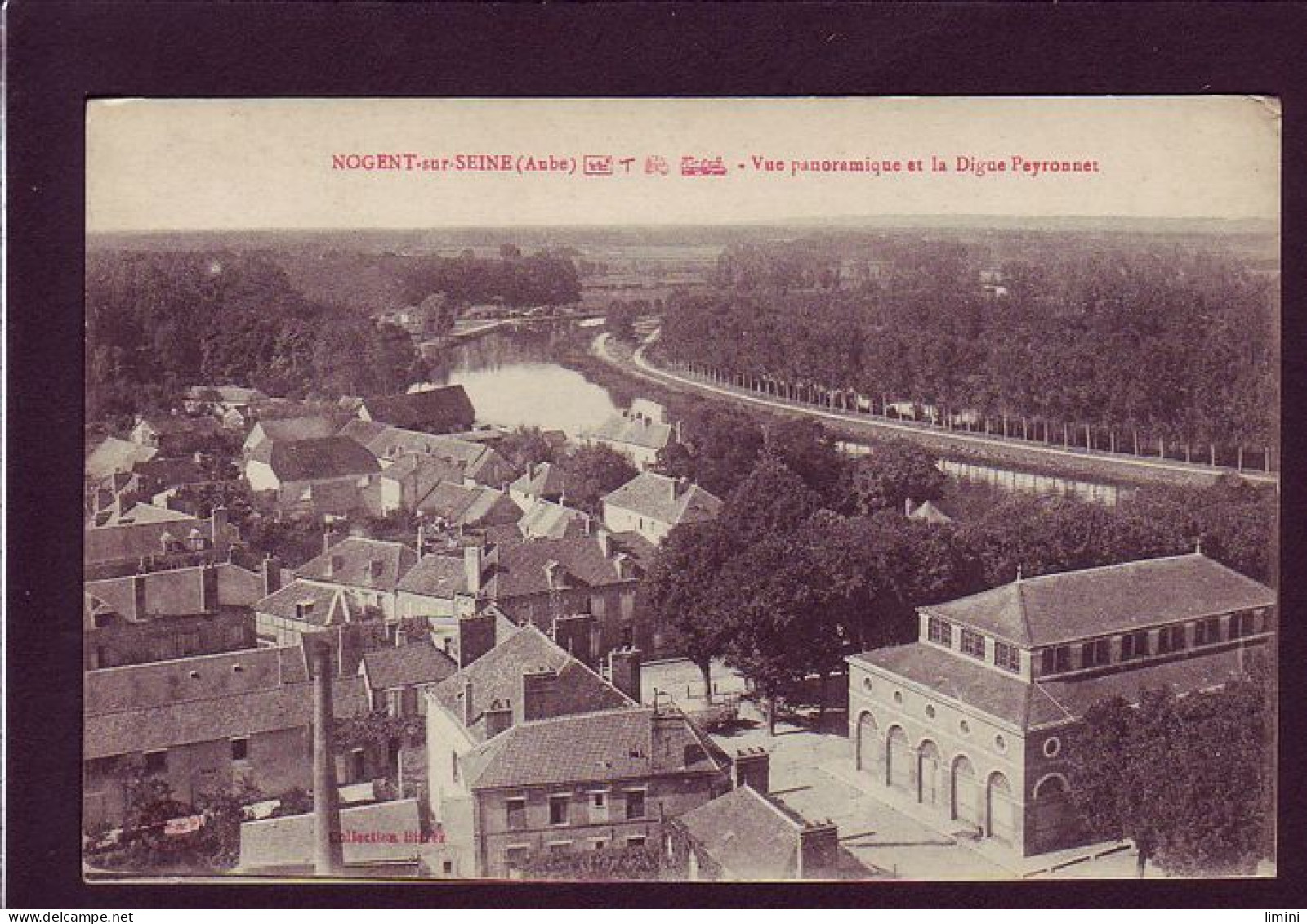 10 - NOGENT-sur-SEINE - VUE PANORAMIQUE ET LA DIGUE PEYRONNET - Nogent-sur-Seine