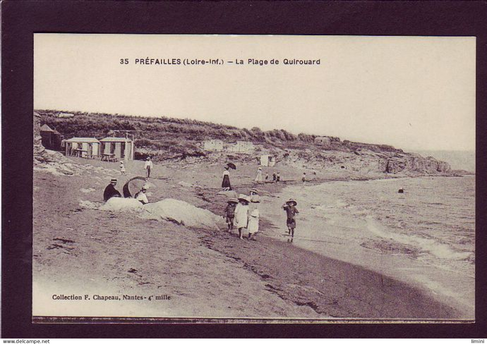 44 - PREFAILLES - PLAGE DE QUIROUARD - ANIMÉE  - Sonstige & Ohne Zuordnung