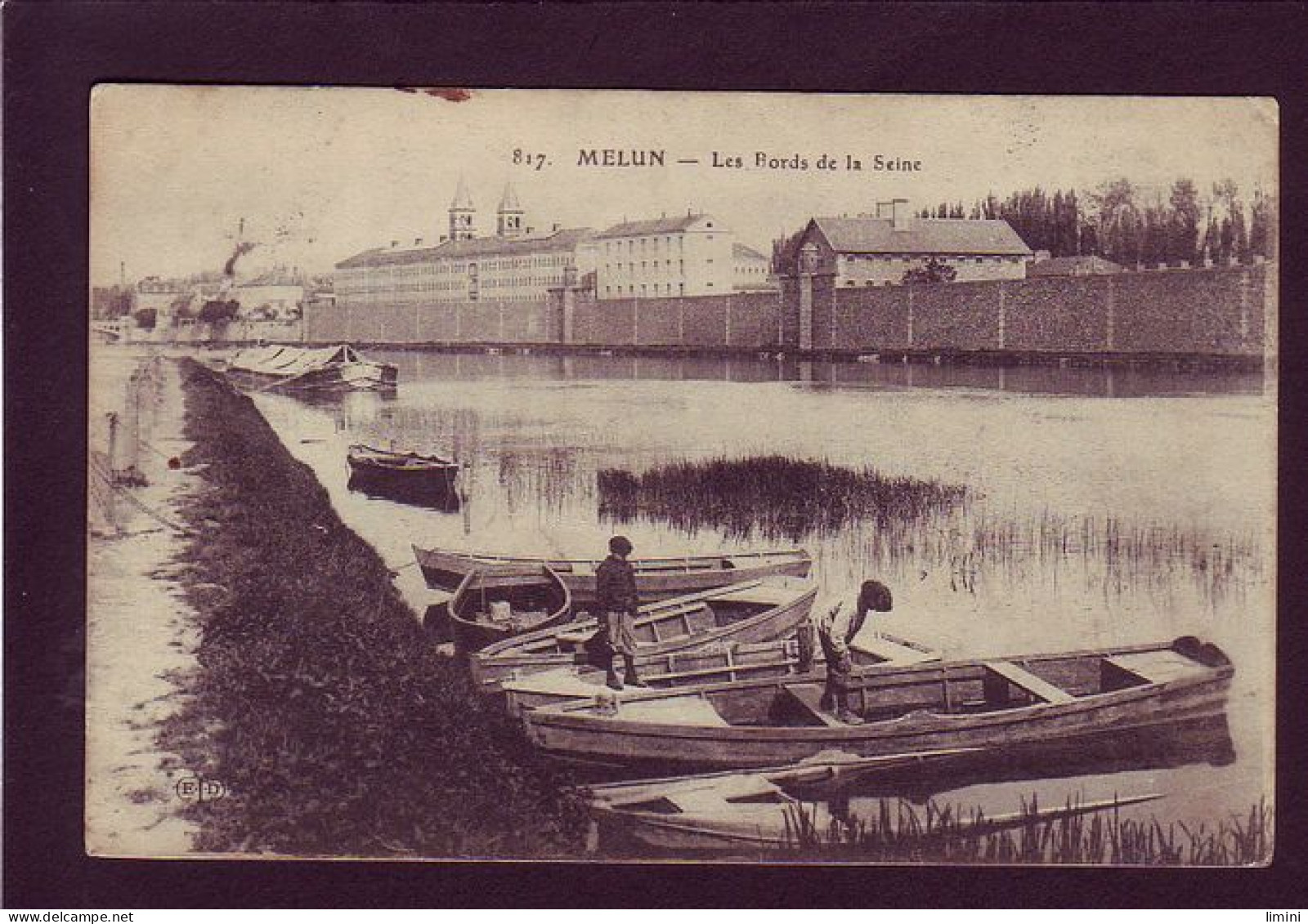 77 - MELUN - LES BORDS DE LA SEINE - ANIMÉE  - Melun