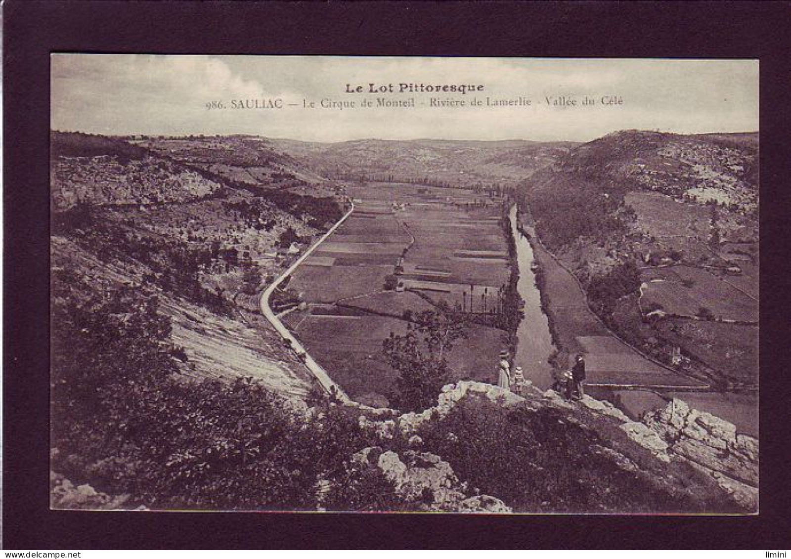 46 - SAULIAC - LE CIRQUE DE MONTEIL - RIVIERE DE LAMERLIE - ANIMÉE  - Otros & Sin Clasificación