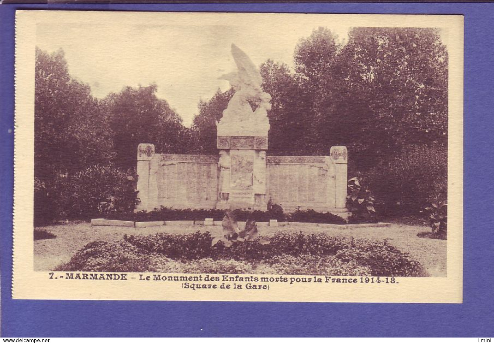 47 - MARMANDE - LE MONUMENT DES ENFANTS MORTS POUR LA FRANCE  - Marmande