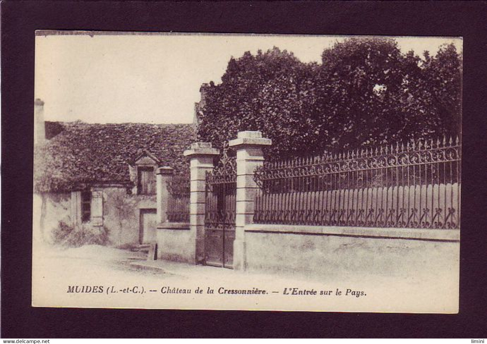 41 - MUIDES - CHATEAU DE LA CRESSONNIERE - L'ENTREE SUR LE PAYS  - Other & Unclassified