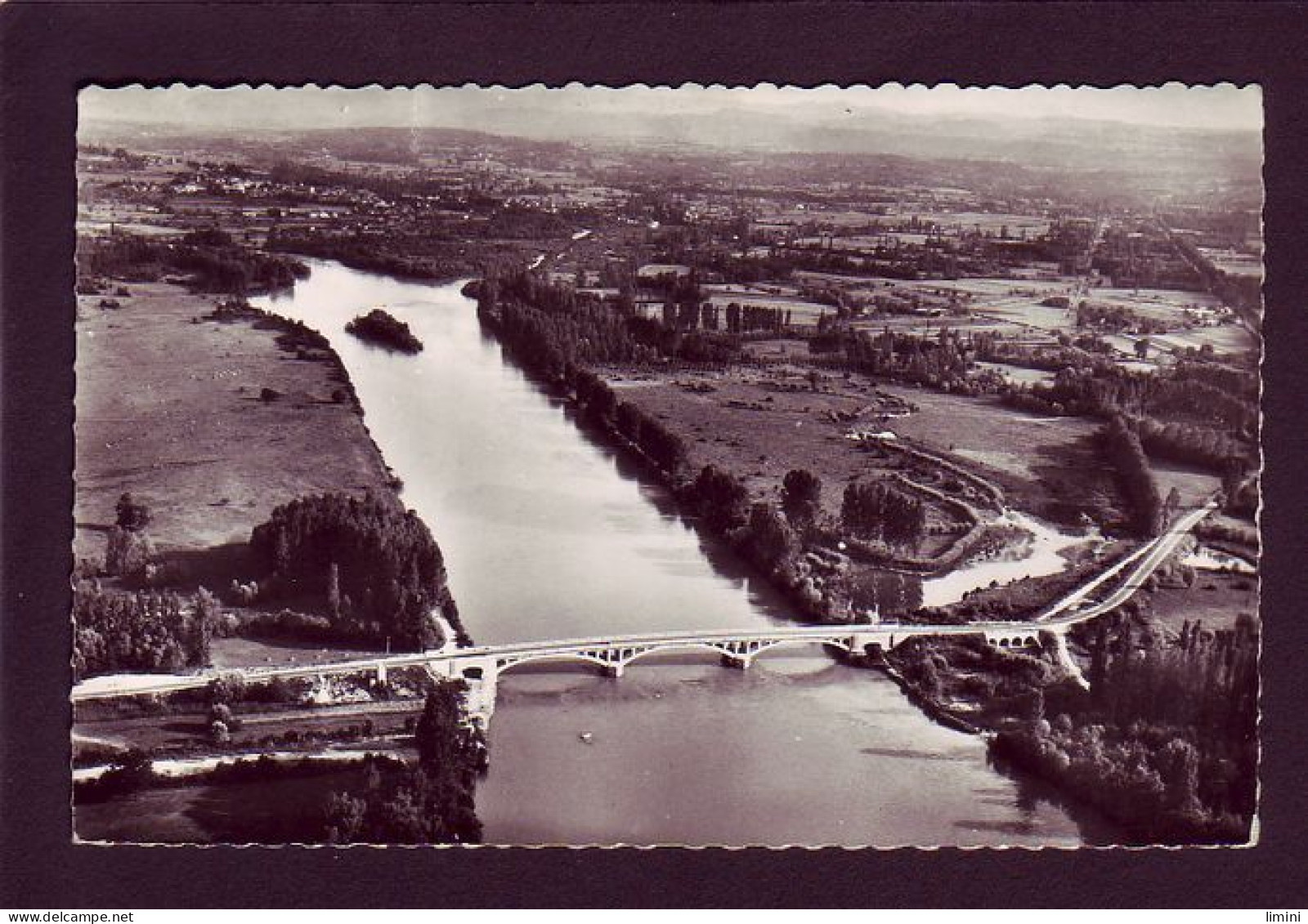 38 - CORDON - VUE AERIENNE - LE PONT ET LA VALLÉE DU RHONE  - Altri & Non Classificati