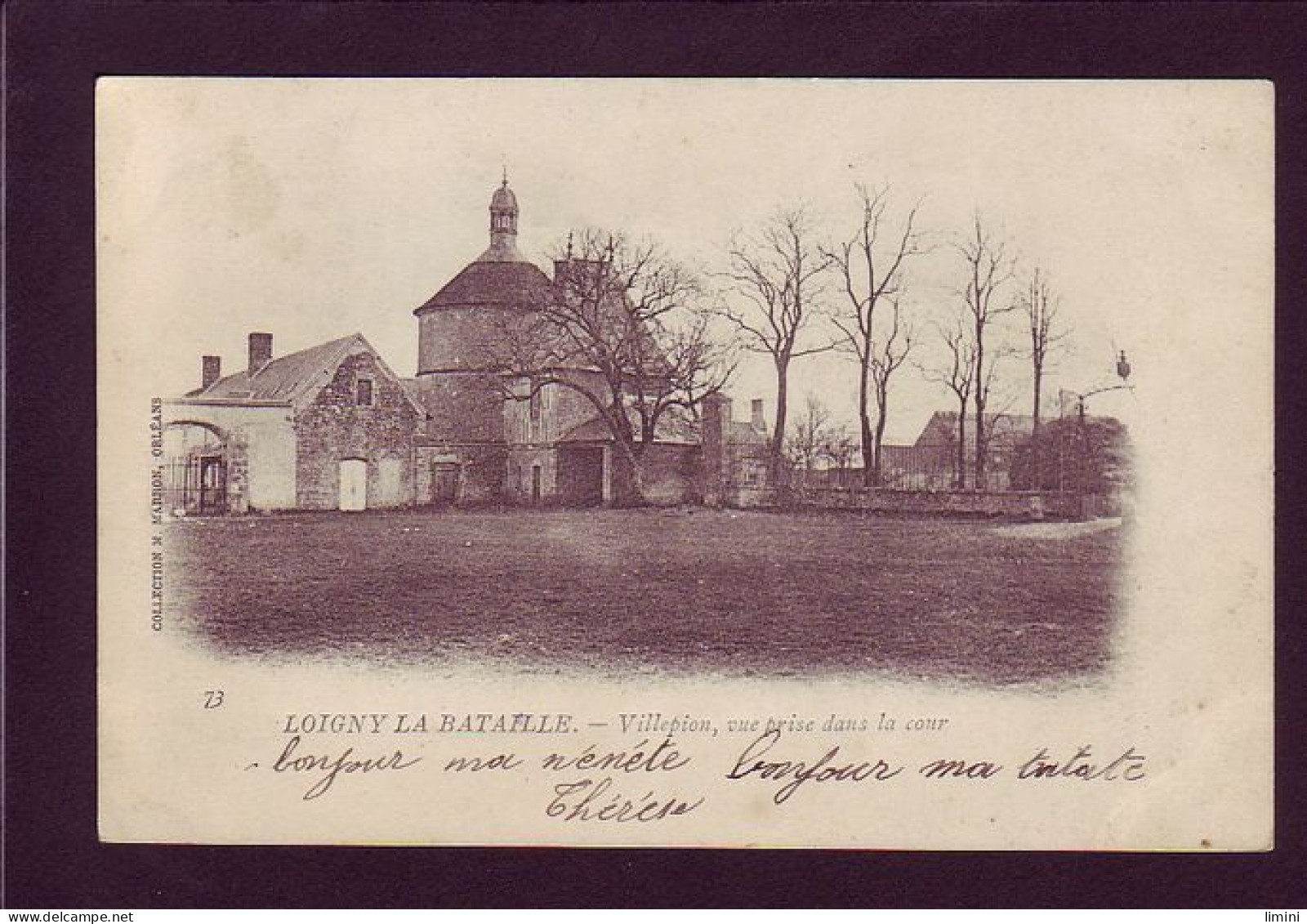 28 - LOIGNY-la-BATAILLE - VILLEPION, VUE PRISE DANS LA COUR  - Sonstige & Ohne Zuordnung