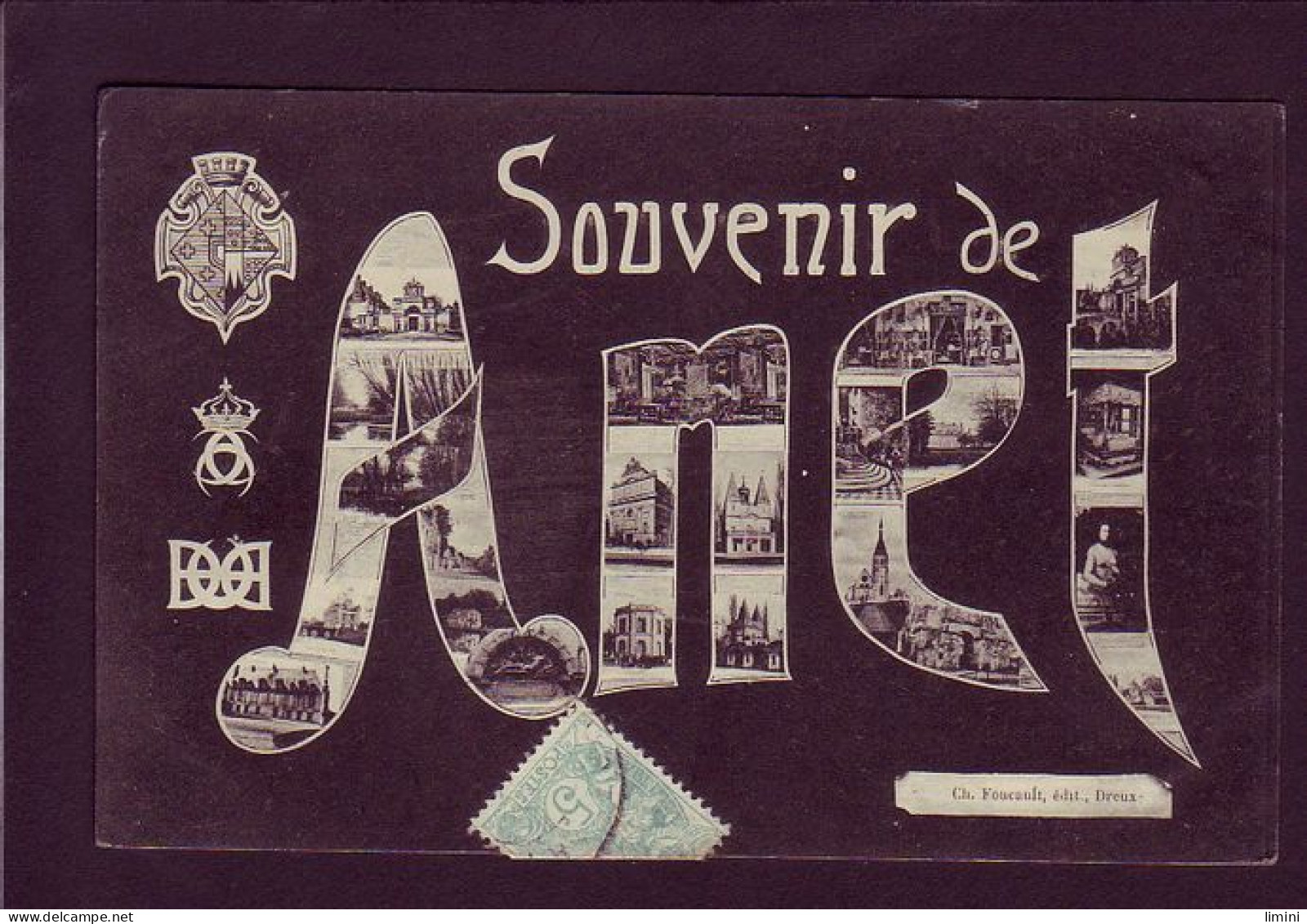 28 - ANET - LETTRES - SOUVENIR DE ANET - MULTIVUES  - Autres & Non Classés