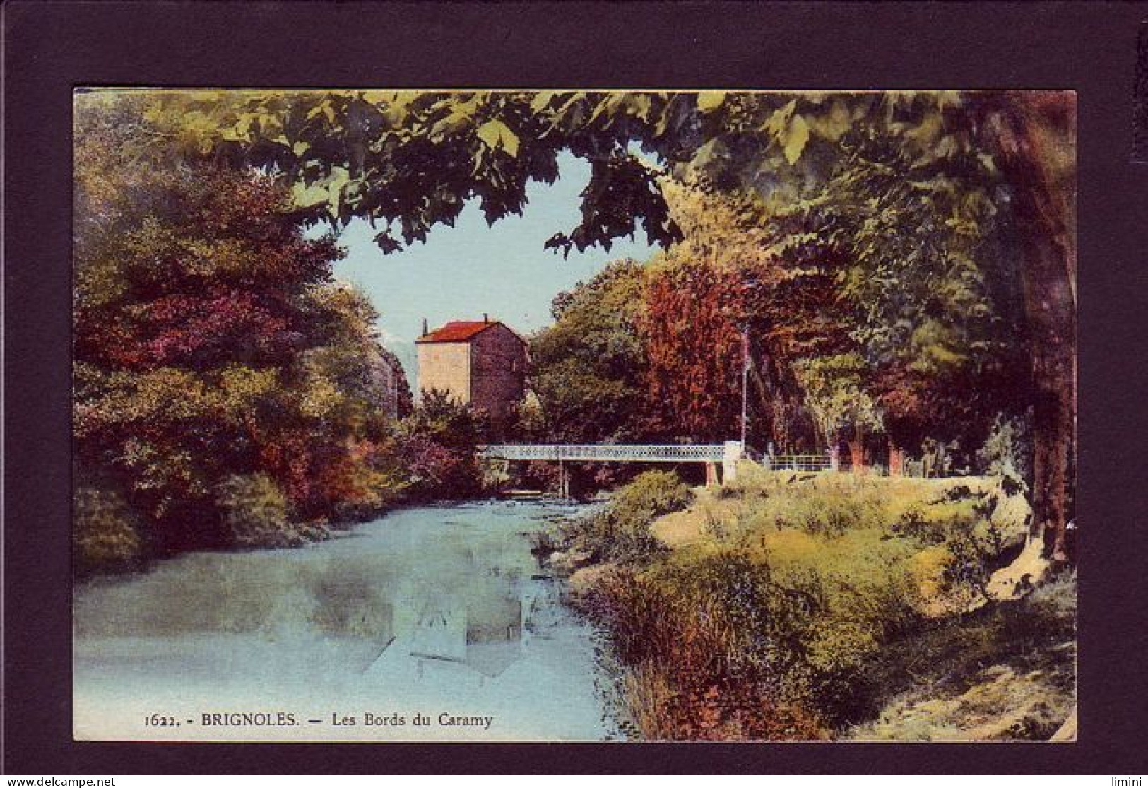 83 - BRIGNOLES - LES BORDS DU CARAMY - COLORISÉE  - Brignoles