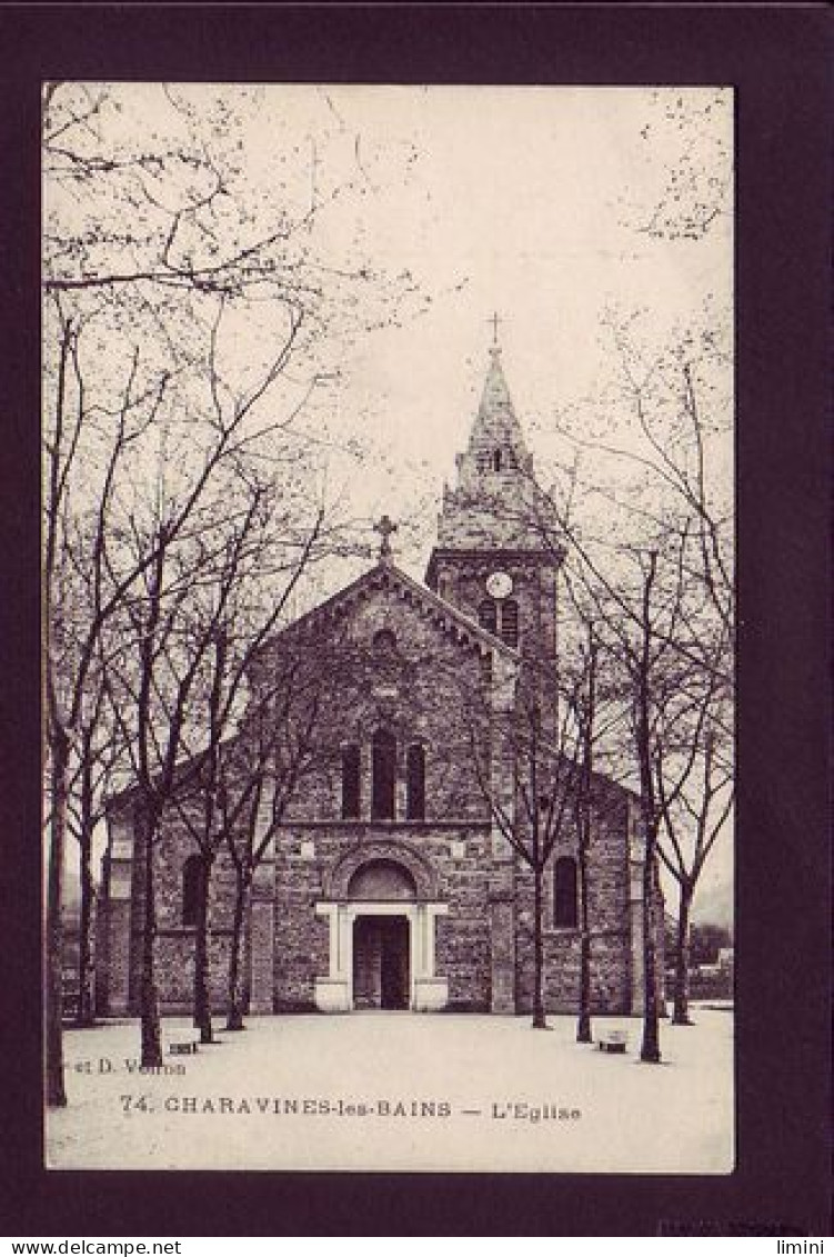 38 - CHARAVINES-les-BAINS - L'ÉGLISE  - Charavines