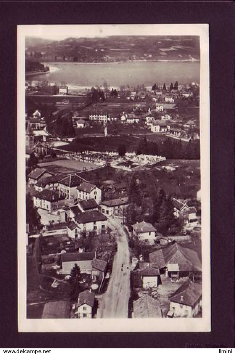 38 - CHARAVINES-les-BAINS - VUE AERIENNE DE LA VILLE ET SON LAC  - Charavines