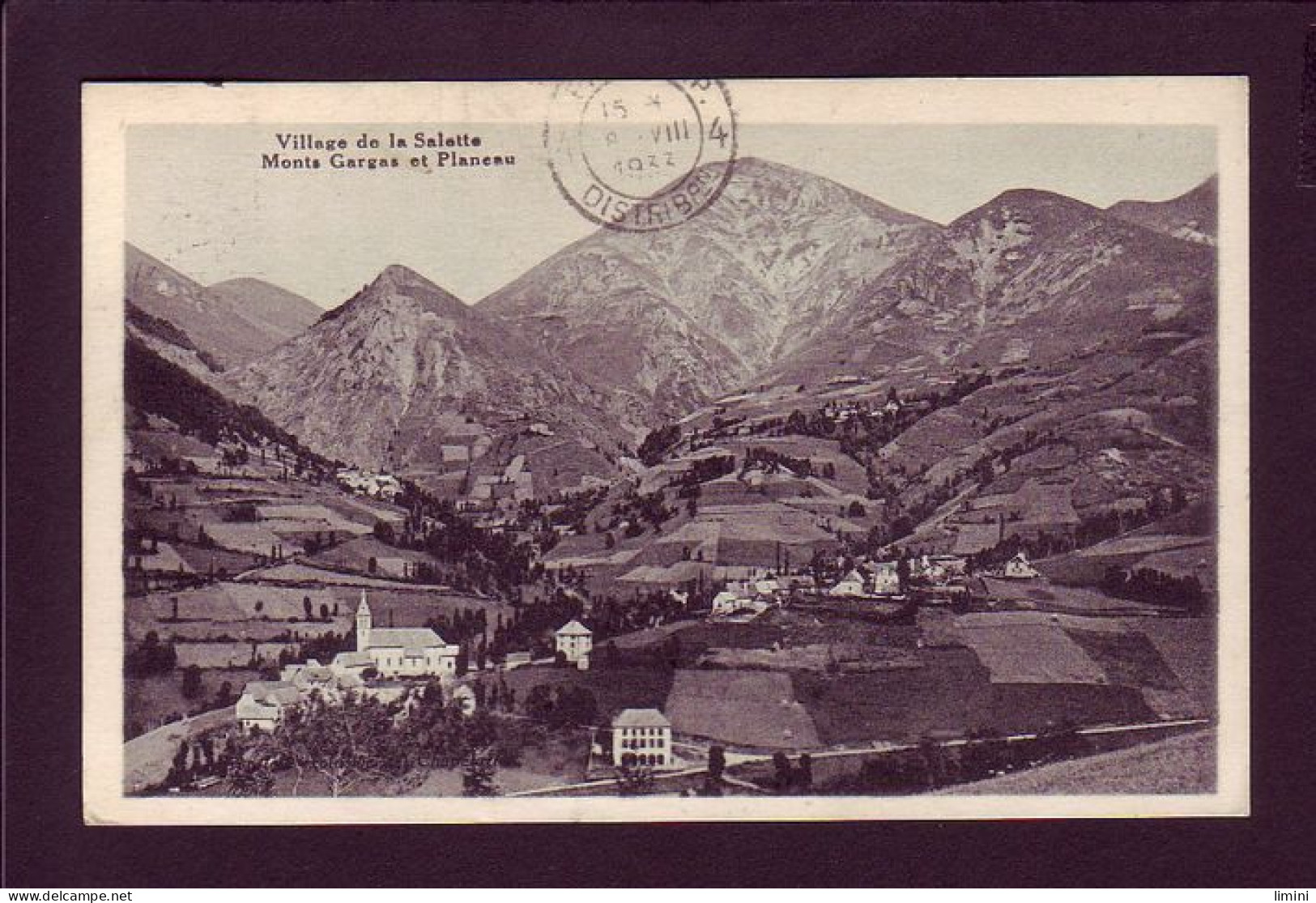 38 - LA SALETTE - VUE AERIENNE DU VILLAGE - MONTS GARGAS ET PLANEAU  - Autres & Non Classés