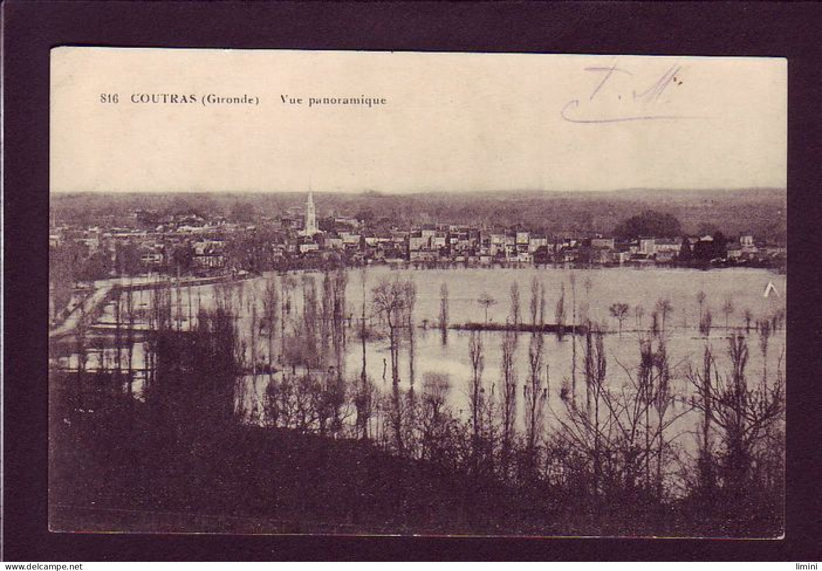 33 - COUTRAS - VUE PANORAMIQUE  - Autres & Non Classés