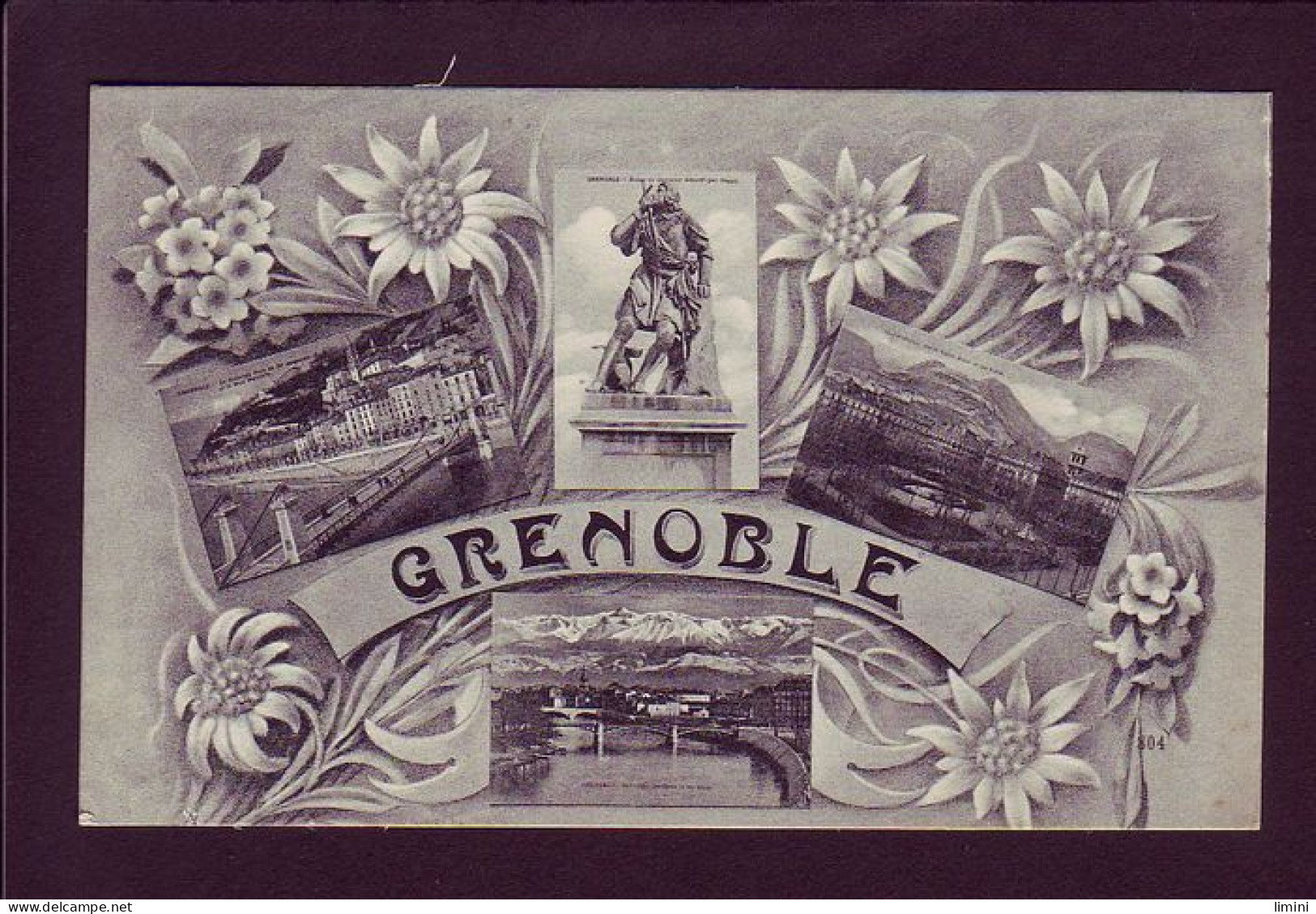 38 - GRENOBLE -  FLEURS - MULTIVUES  DE GRENOBLE  - Grenoble