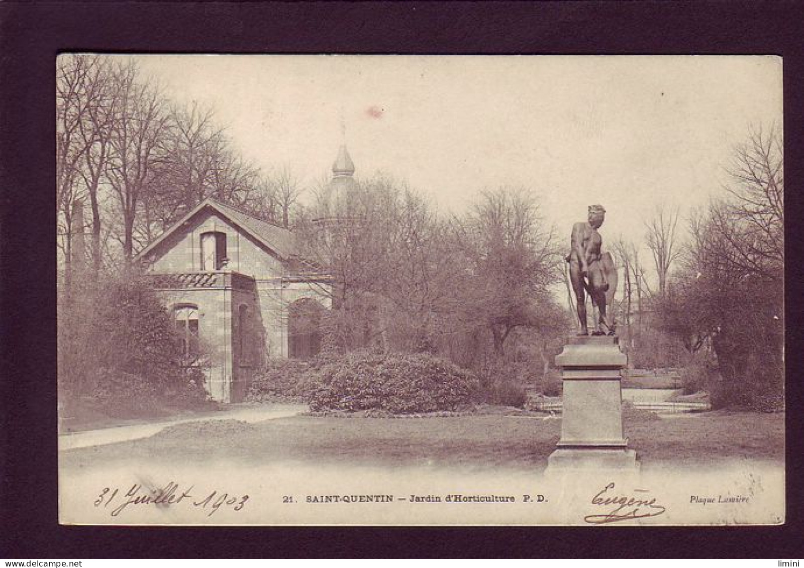 02 - SAINT-QUENTIN - JARDIN D'HORTICULTURE  - Saint Quentin