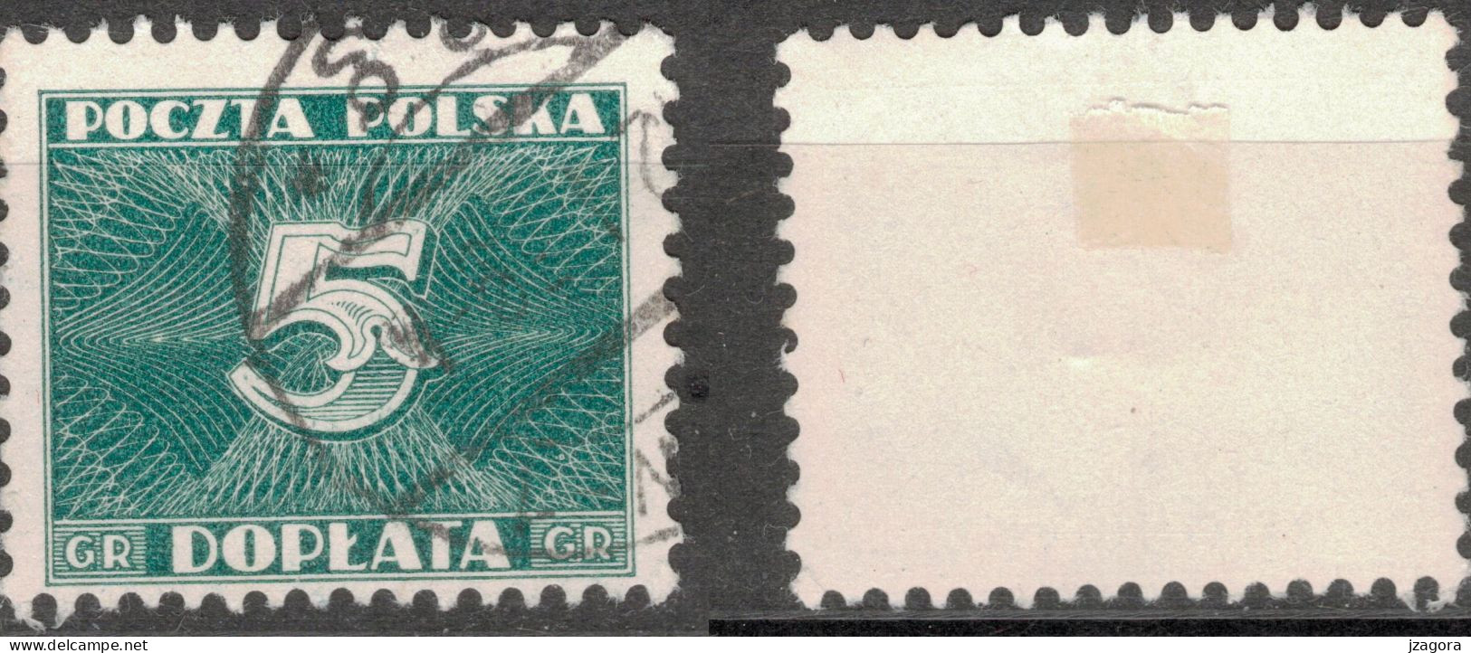 POLAND POLEN POLOGNE 1938 PORTOMARKEN TIMBRES DE SERVICES FRAIS DE PORT POSTAGE DUE REVENUE STAMPS Mi 92-95 97   USED - Segnatasse