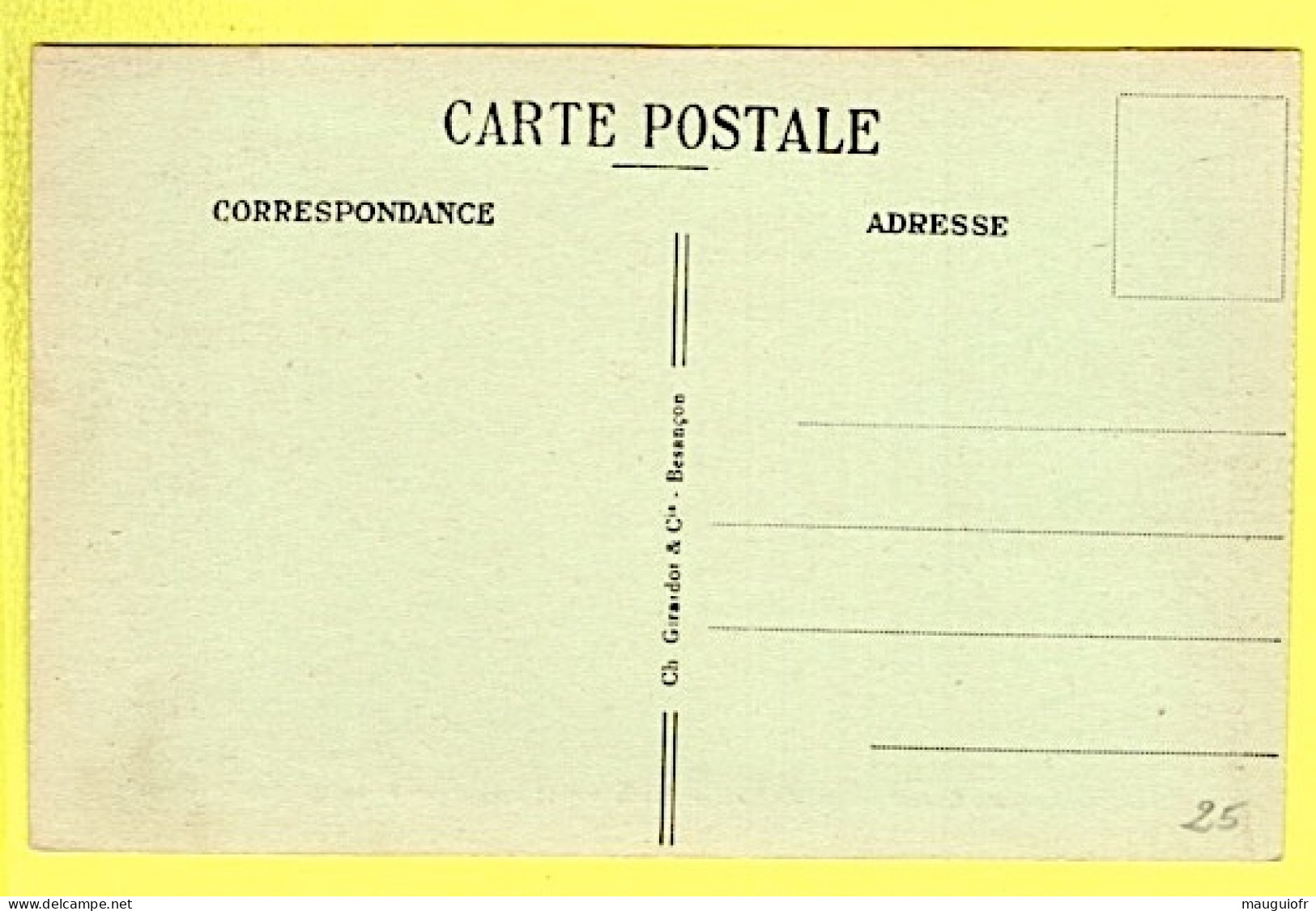 25 DOUBS / ENTRÉE DES BASSINS DU DOUBS / ROCHER D'HERCULE AU PASSAGE DES COMBES - Autres & Non Classés