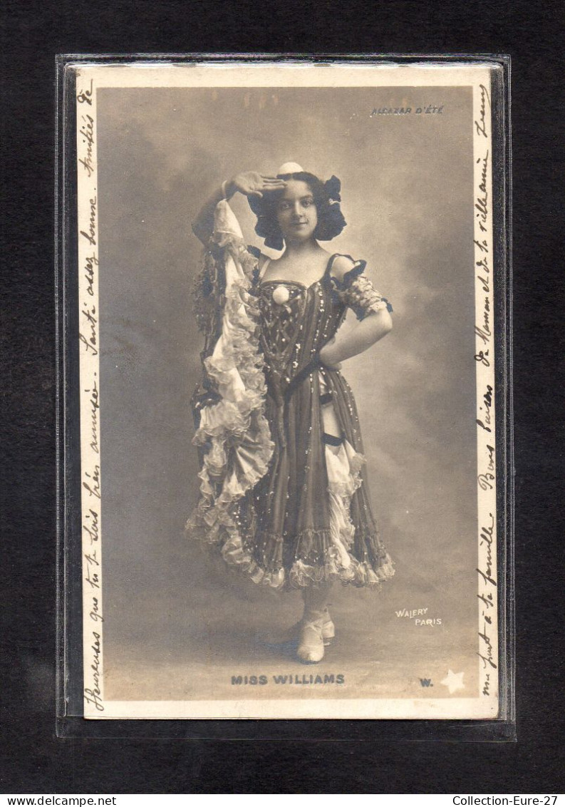 (27/04/24) THEME PHOTOGRAPHES-CPA WALERY PARIS - MISS WILLIAMS - Walery