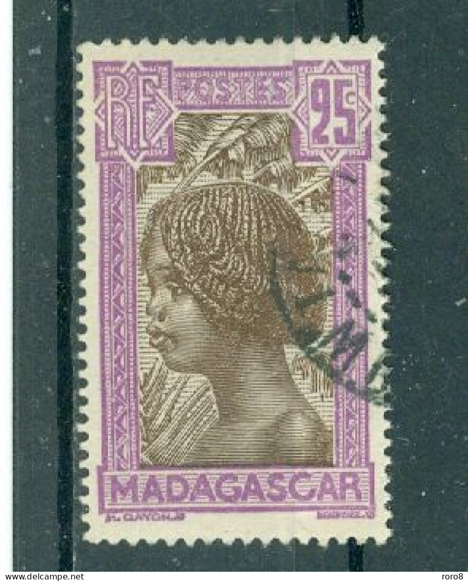 MADAGASCAR - N°168 Oblitéré. - Jeune Fille Hova. - Usati