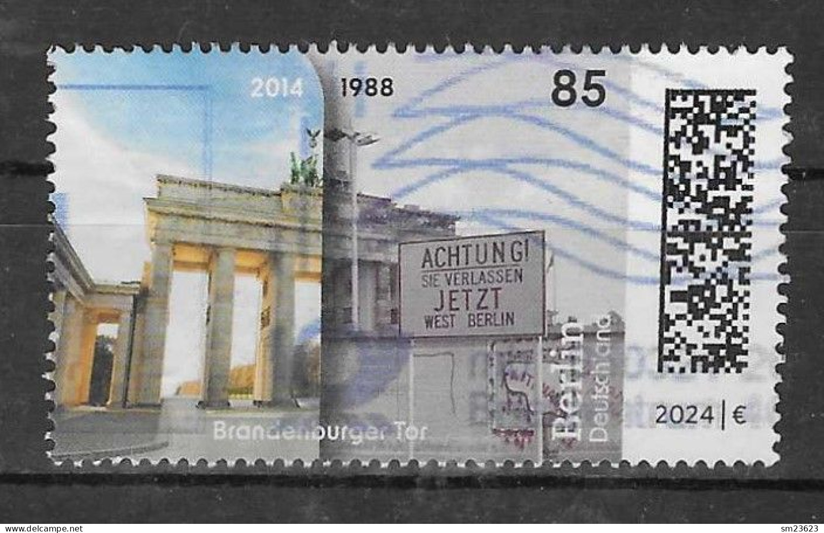 BRD 2024  Mi.Nr. 3808 , Brandenburger Tor - Nassklebend - Gestempelt / Fine Used / (o) - Used Stamps